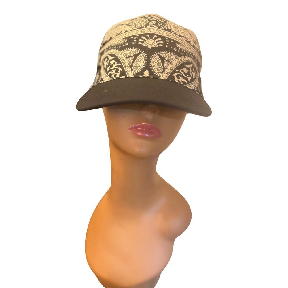Boho Scarf Cap Women Modern Bohemian style Handmade Upcycled clothes to Caps